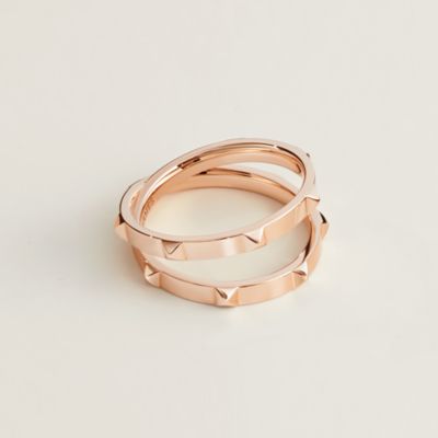 ピンクゴールド - すべてのゴールド リング コレクション | Hermès